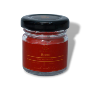 Rose Scented candles set - 4 × 40g